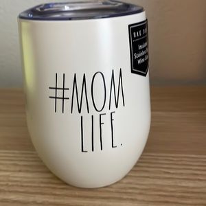 Rae Dunn insulated stainless steel wine glass